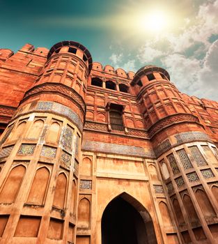 Agra Fort, is a monument, a UNESCO World Heritage site located in Agra, Uttar Pradesh, India. The fort can be more accurately described as a walled city.
