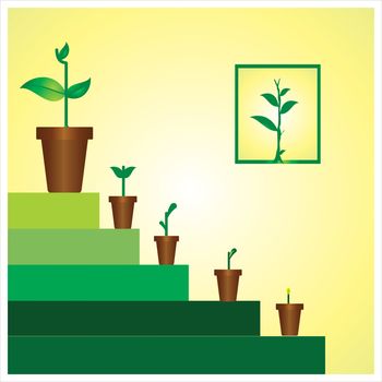 Gardening, agriculture & harvesting Vector illustration