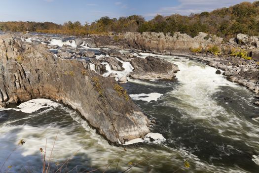 Great Falls Park on Potomac River, Virginia, USA