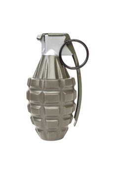 MK2 FRAG explosive model, weapon army,standard timed fuze hand grenade on white background