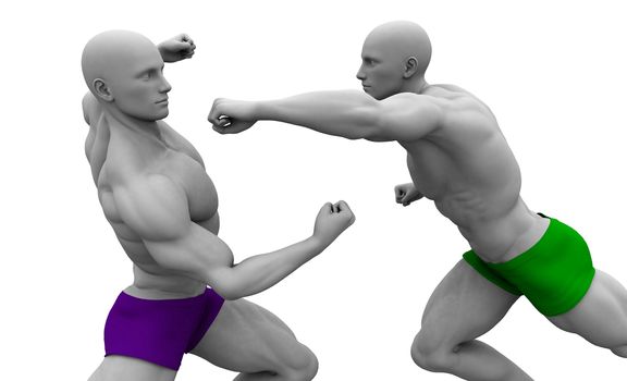 Self Defence or Self Defense Techniques in a Fight