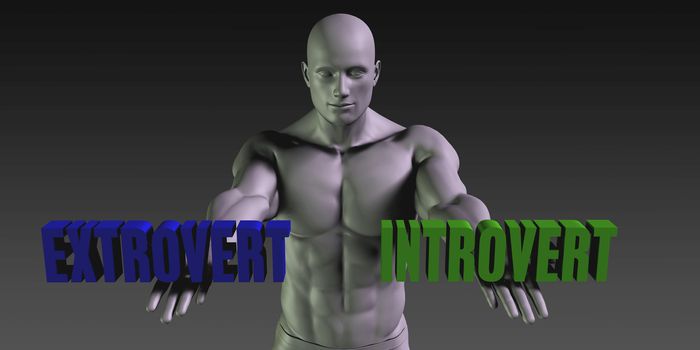 Extrovert vs Introvert Concept of Choosing Between the Two Choices