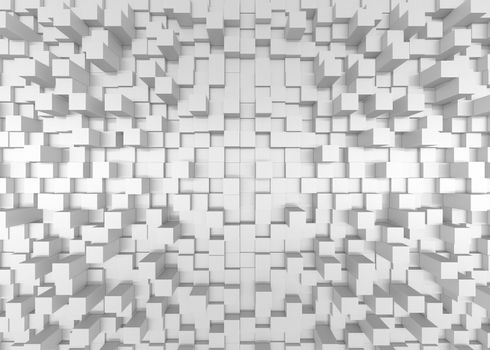 Illustration of abstract mosaic 3d gold background 