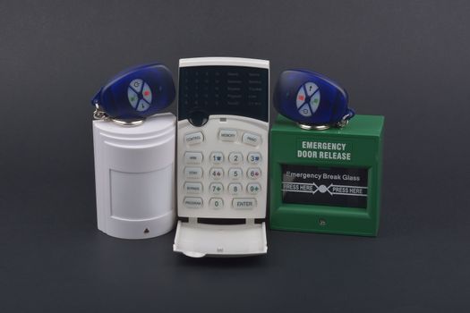 security alarm systems. Industrial or house alarm