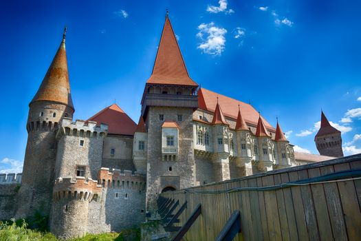 The Corvinesti castle also known as the Hunyad castle, is a Gothic-Renaissance castle in Hunedoara (Transylvania), Romania.