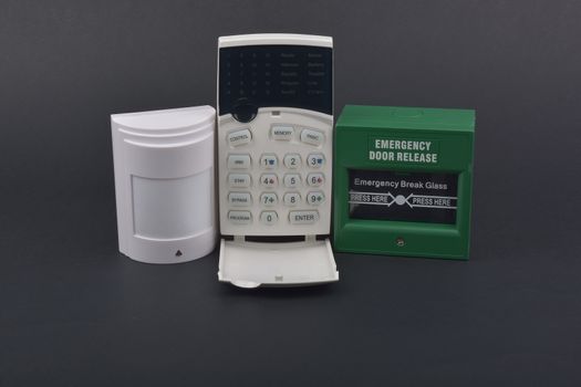 security alarm systems. Industrial or house alarm