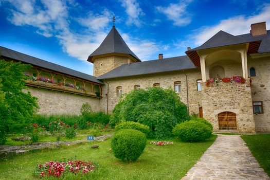 Sucevita painted monastery in Romania. It is a UNESCO World Heritage site.