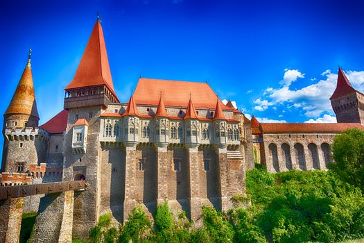 The Corvinesti castle also known as the Hunyad castle, is a Gothic-Renaissance castle in Hunedoara (Transylvania), Romania.