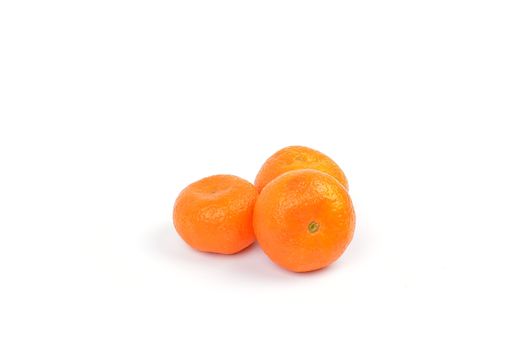 oranges on white background