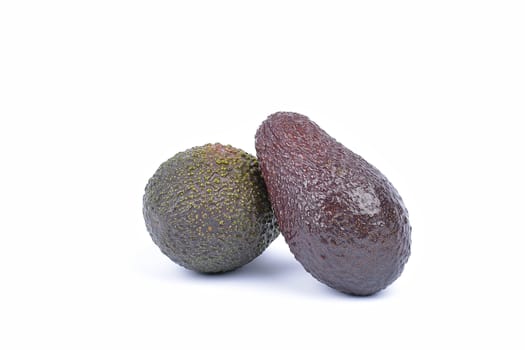 Avocado  on a white background.