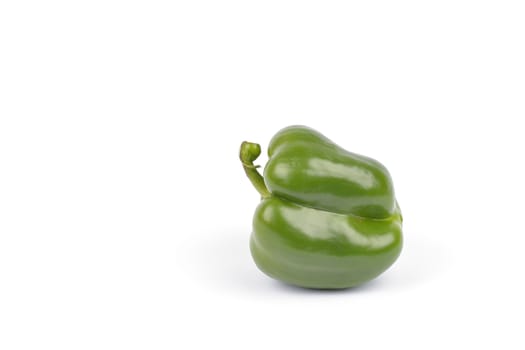 peppers or capsicum on white background