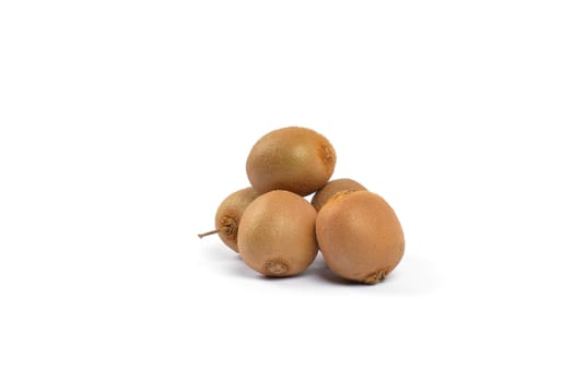 kiwi fruit on white background