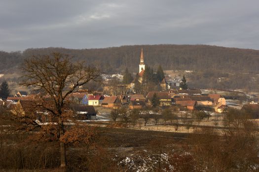 Viscri, in Transylvania, Romania, Europe