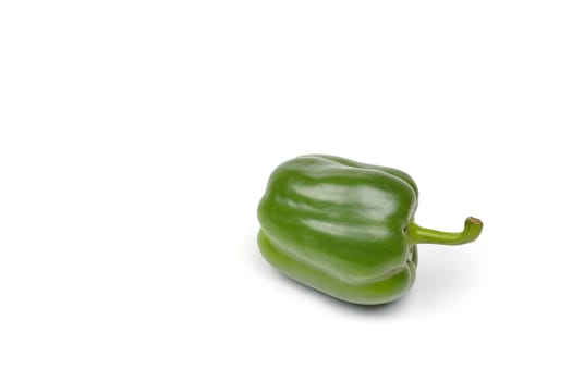 Peppers on white background