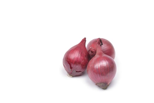 vegetables on a white background