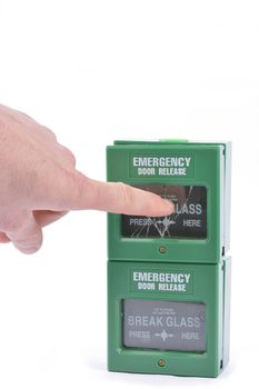 Fire alarm security panel