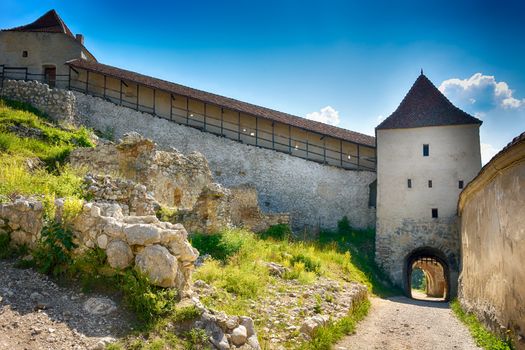 Rașnov Citadel (Romanian: Cetatea Râșnov, German: Rosenauer Burg) is a historic monument and landmark in Romania. It is situated in Râşnov, Brașov County, in the immediate vicinity of Brașov.