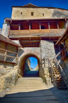 Rașnov Citadel (Romanian: Cetatea Râșnov, German: Rosenauer Burg) is a historic monument and landmark in Romania. It is situated in Râşnov, Brașov County, in the immediate vicinity of Brașov.