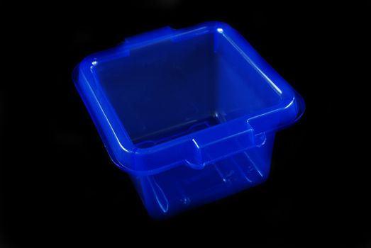 pictures of blue plastic clear containers for storage