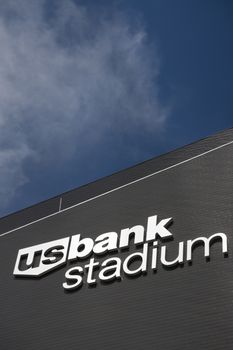 MINNEAPOLIS, MN/USA - AUGUST 6, 2015: U.S. Bank Stadium. U.S. Bank Stadium is the home starting 2016 of the Minnesota Vikings.