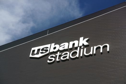 MINNEAPOLIS, MN/USA - AUGUST 6, 2015: U.S. Bank Stadium. U.S. Bank Stadium is the home starting 2016 of the Minnesota Vikings.