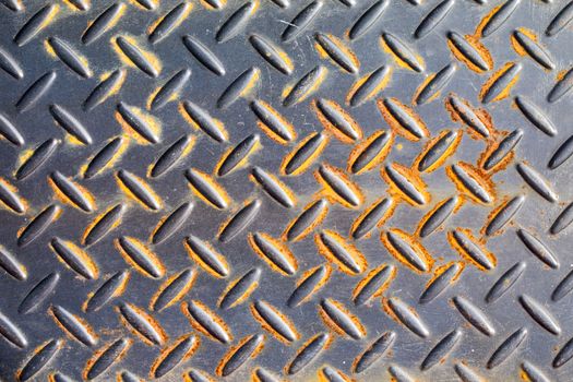 Seamless steel diamond plate texture .