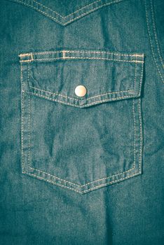 jean pocket retro vintage style