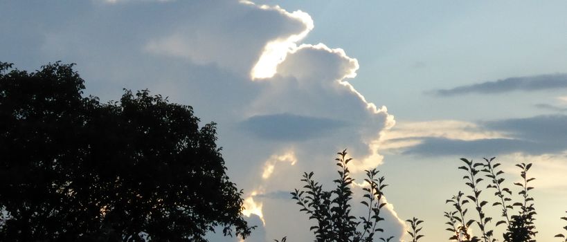 Picture of a beautiful  clouds on a sunset