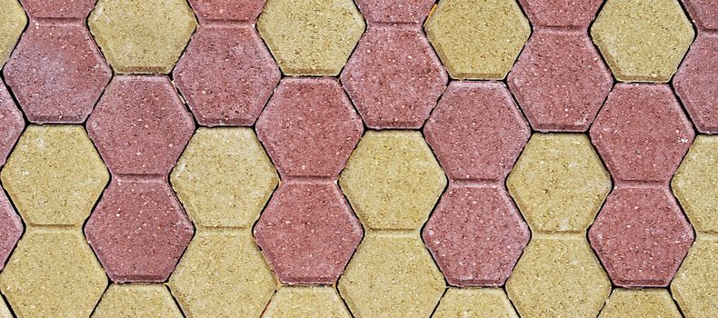 Paving slabs close up as a background