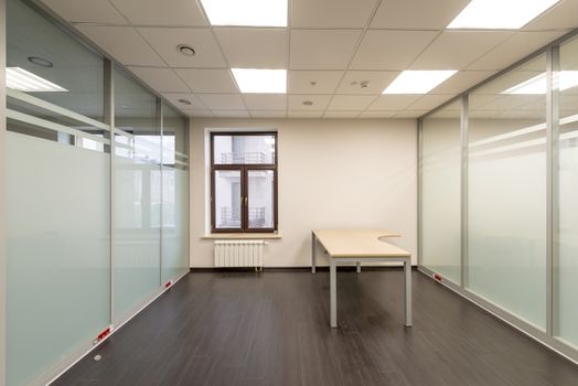 Modern office room renovated unfurnished