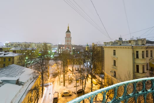 Winter Moscow night