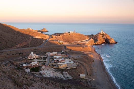 Lighthouse at Cabo del Gata, Almeria, Spain