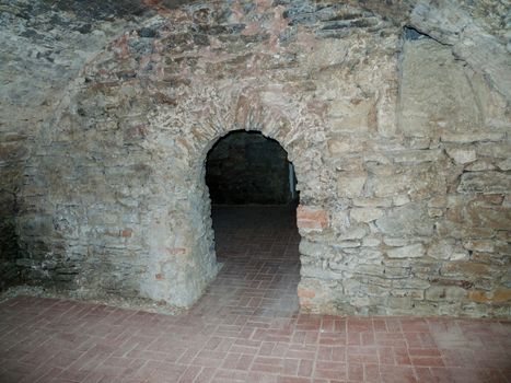 Basement in a historic medieval house