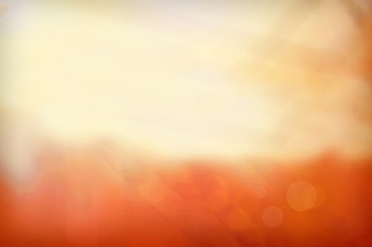 Red and orange bokeh abstract background.