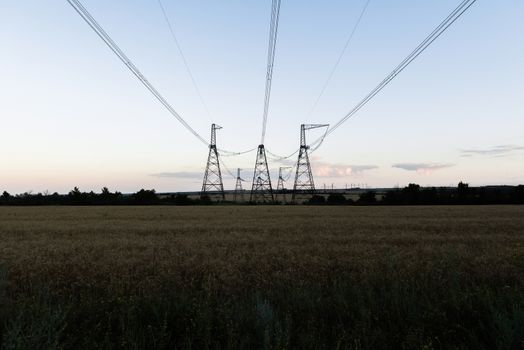 towers for power transmission lines high voltage