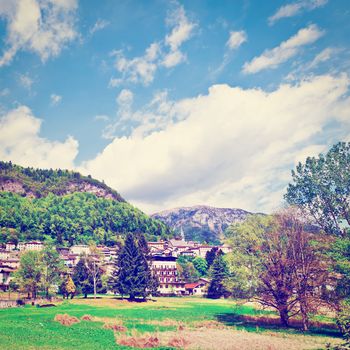 The Old Town High up in the Italian Alps, Instagram Effect