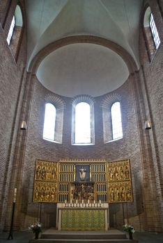Interior of the Dom of Ratzeburg in Germany