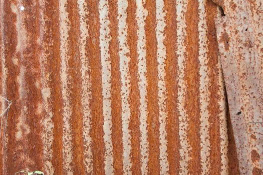 rusty corrugated iron metal texture