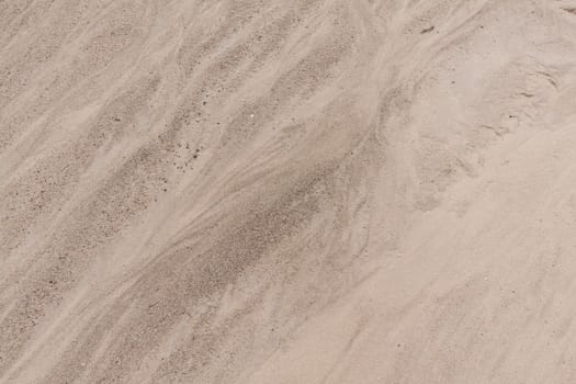 closeup of sand pattern of a beach in the summer