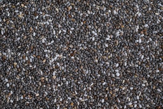 Background made from Chia Seeds