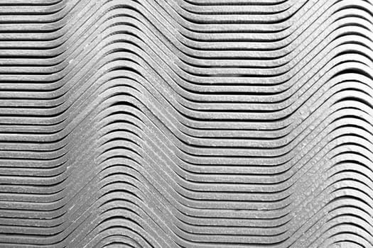 bw roof tiles arrange wave sign use for black and white pattern and background