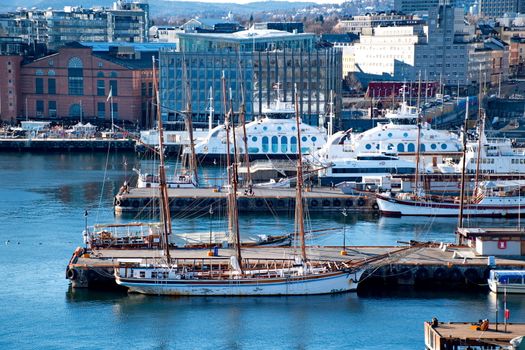 Harbour of Oslo, Norway