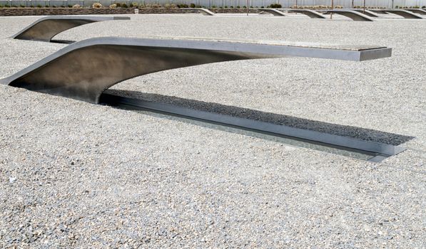 The Pentagon Memorial for the victims of terrorist attacks on September 11