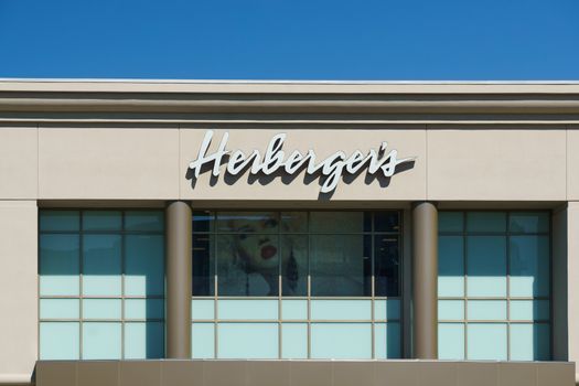 EDINA, MN/USA - AUGUST 11, 2015: Herberger's store exterior. Herberger's is a regional department store chain founded in Minnesota.