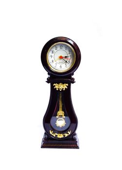 vintage clock isolated
