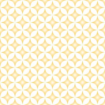 Biege and cream diamond star circle pattern, seamlessly tileable