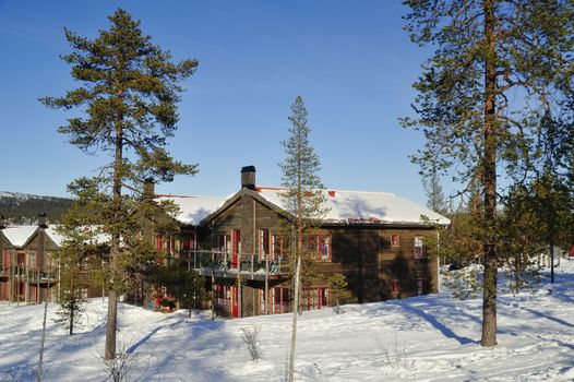 Ski in, Ski Out styled housing in Salen, Sweden.