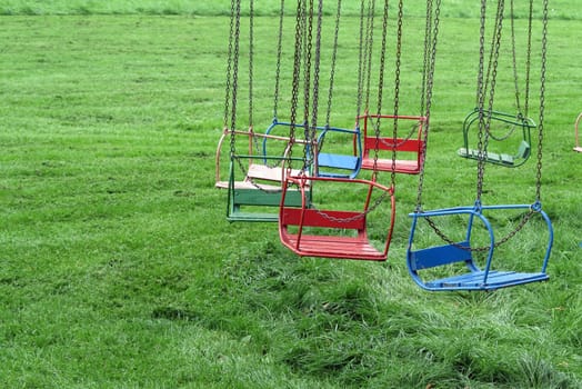 Carousal - detail of the seats