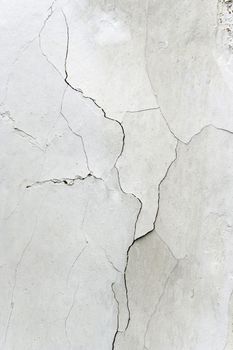 Detail of the Cracks In Plaster - Grunge Texture