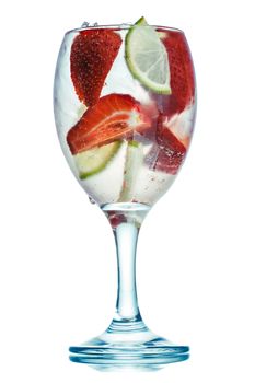 Strawberry daiquiri alcoholic cocktail